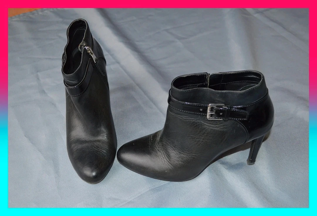 Bottines Lauren Ralph Lauren – 38 – Noir – détail boucle élégante